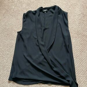 Black Flattering & Flowy Blouse